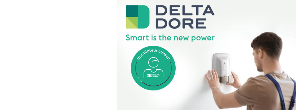 Digitec est certifié « Installateur conseil Delta Dore »